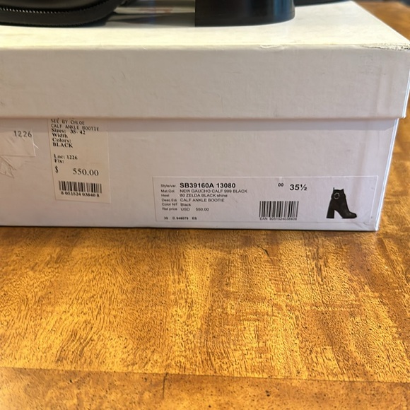 See by Chloé women’s New Gaucho Leather Calf Ankle Booties - Picture 16 of 16